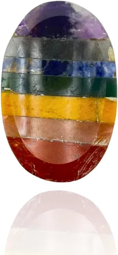 Vista 72 de GEMSCITE Piedras antiestrés del pulgar metafísicas con gemas preciosas para sanación con cristales Reiki, para hombres y mujeres, regalo Feng Shui