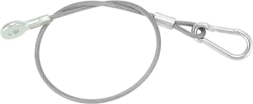 Vista 2 de QWORK Cables de seguridad para luces de escenario de 11.8 pulgadas, paquete de 20 cables de iluminación de DJ de acero inoxidable, cable