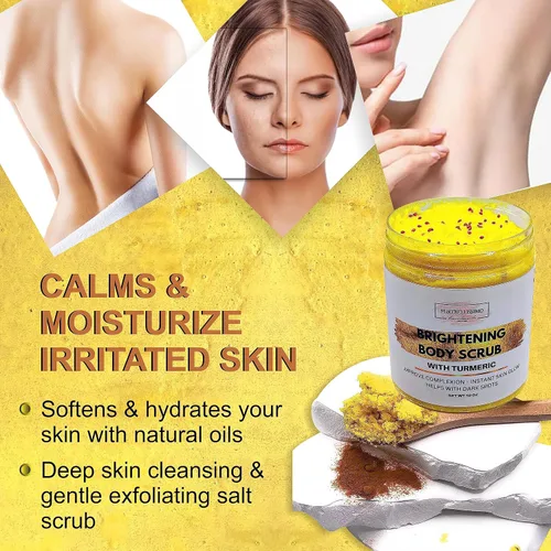 Vista 3 de Exfoliante de cúrcuma iluminadora para manchas oscuras