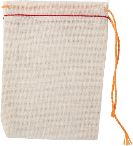 Vista 14 de Celestial Gifts Pequeñas bolsas de muselina de algodón con cordón, 100 2.75 x 3.75 pulgadas (paquete de 100) - Cordón naranja