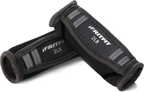 Vista 7 de RitFit Soft Hand Weights Set with Reflective Straps Walking Dumbbell Anti-Slip Reflective Strap, Jogging & Running, Physical Therapy, Aerobics