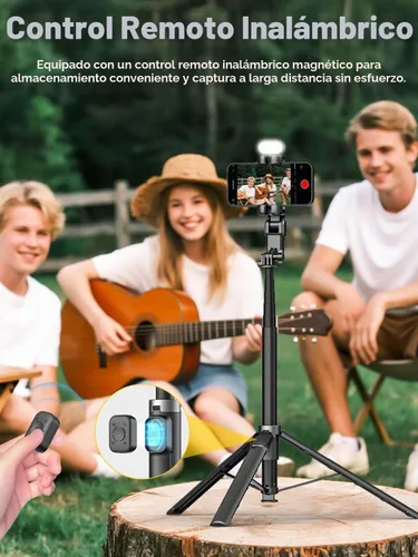 Vista 4 de AOCHUAN M3Pro 4 en 1 estabilizador de cardán para teléfono inteligente para iPhone, seguimiento de IA