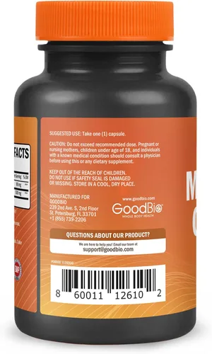 Vista 7 de Glicinato de magnesio – Suplemento de magnesio de alta absorción de 500 mg por porción para aliviar el estrés, el sueño, la salud del corazón