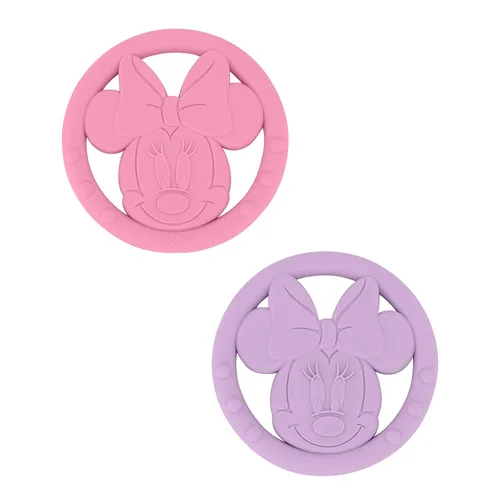 Vista 8 de Cudlie Disney - Juego de mordedores de silicona para bebés, mordedores de grado alimenticio y sin BPA para bebés de 6 a 12 meses, paquete de 2