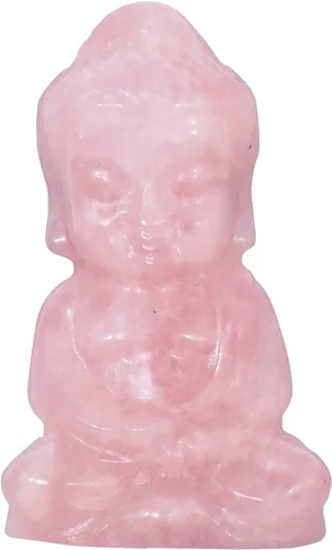 Vista 9 de Figura de cristal de Buda de cristal, 2 pulgadas, tallada a mano, piedra de bolsillo, decoración del hogar, ojo de tigre Ojo de tigre marrón