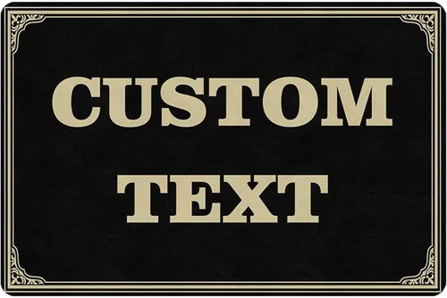 Vista 13 de Felpudo personalizado de texto/logotipo/foto, tapete de bienvenida personalizado con respaldo antideslizante para interiores y exteriores, tapete