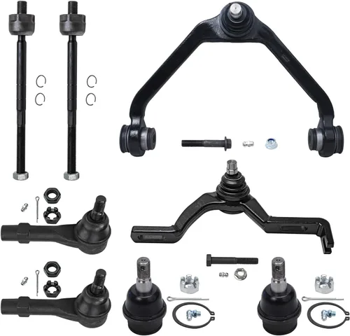 Vista 117 de Detroit Axle - Kit de brazos de control de extremo de 8 piezas para Toyota 2001-2003 Highlander 2002-2003 Camry Lexus ES300, 2 conjuntos de brazos