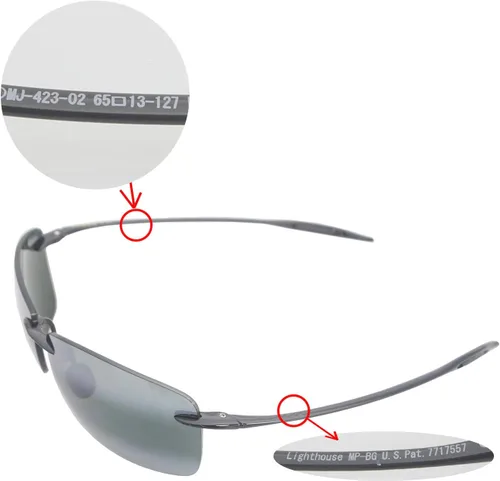 Vista 4 de Walleva - Lentes de repuesto para gafas de sol Maui Jim Lighthouse