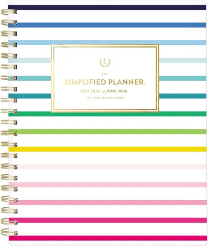 Vista 14 de AT-A-GLANCE Planificador académico 2025-2026, simplificado por Emily Ley, semanal y mensual, 5-1/2 x 8-1/2 pulgadas, pequeño, pestañas mensuales