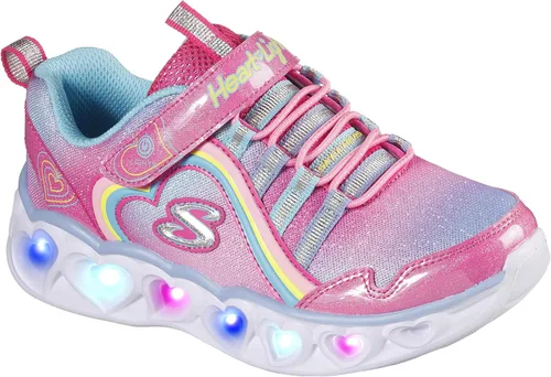 Vista 6 de Skechers Tenis unisex Heart Lights-Rainbow Lux para niños