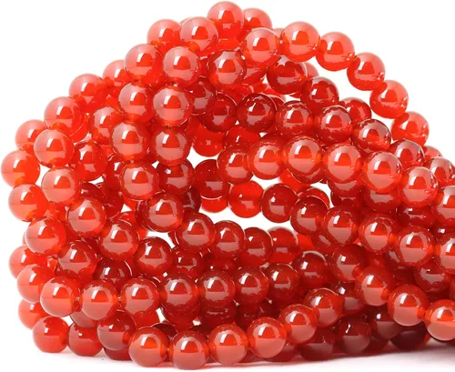 Vista 39 de Cuentas redondas sueltas de ágata estilo antiguo vena de dragón de 6mm, cuentas para diseño de joyas, 60 cuentas Ágata de vena de dragón