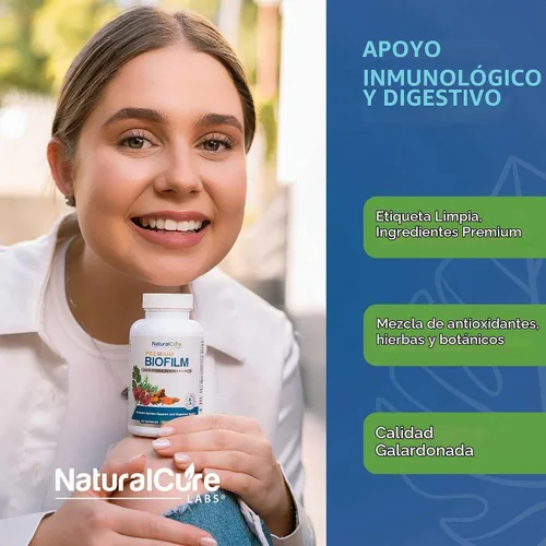 Vista 4 de NCL Premium Biofilm Complex Suplemento - 60 Cápsulas Veganas