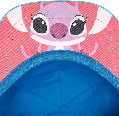 Vista 4 de Disney de punto y gorro para niñas de color azul de ángel