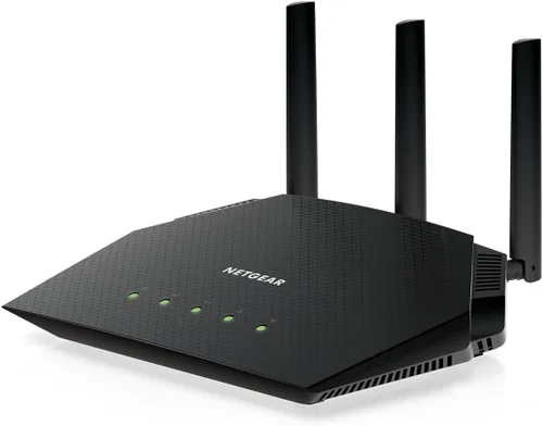 Vista 9 de NETGEAR Enrutador WiFi 6 de 4 flujos (R6700AX): solo enrutador, velocidad inalámbrica AX1800 (hasta 1.8 Gbps), cubre hasta 1500 pies cuadrados, 20