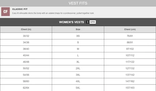 Vista 4 de Chef Works Chaleco esencial para mujer
