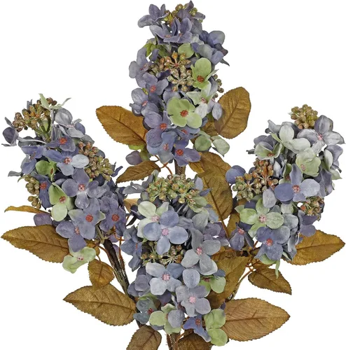 Vista 7 de GnFlus 3 piezas de ramas artificiales de algodón falsas para decoración de primavera y otoño en interiores estilo boho, flores artificiales de tallo