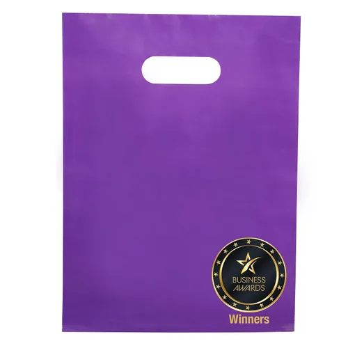 Vista 11 de Choice Marts 100 bolsas de plástico negras con asas – 12 x 15 pulgadas, bolsas de venta al por menor negras brillantes de 2 mil de grosor adecuadas