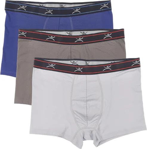 Vista 8 de Terramar Troncos de seda para hombre de 3" Negro