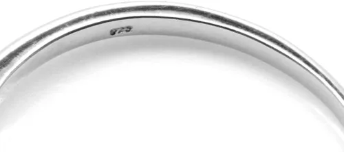 Vista 4 de Silvershake Anillo de plata de ley 925 con topacio azul y suizo, chapado en oro blanco y azul suizo
