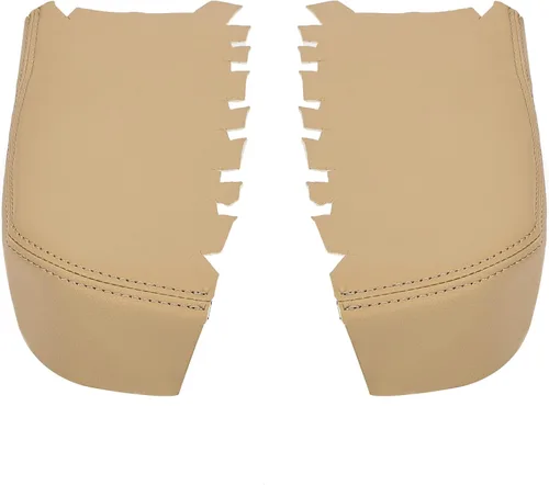 Vista 5 de HECASA Paneles de cubierta para reposabrazos de puerta delantera, compatibles con Honda Pilot PVC 2009-2015, color beige