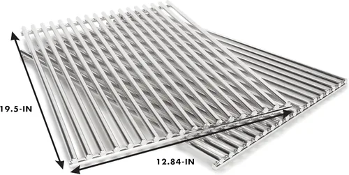 Vista 2 de Rejillas de acero inoxidable 17528 compatibles con parrillas Weber Genesis serie 300