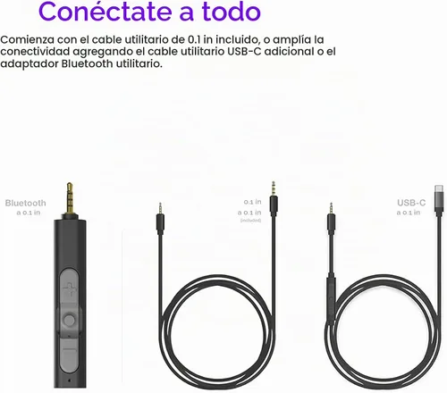 Vista 4 de Koss Porta Pro Utility - Auriculares en la oreja, cable intercambiable gris