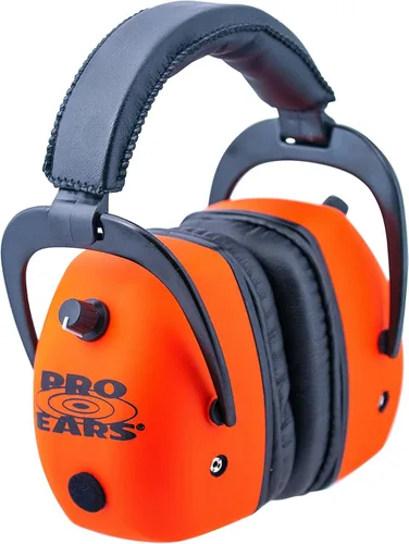 Vista 9 de Pro Ears – Pro Mag Gold – Protección y amplificación auditiva electrónica – NRR 30 – Cascos para campo de tiro.