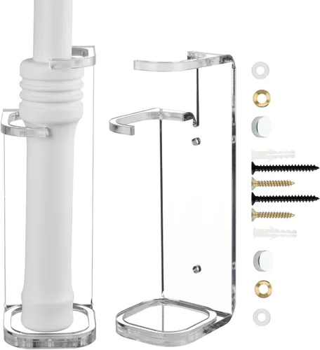 Vista 8 de Cosmos 1 soporte de pared para sable de luz, soporte de pared para sable de luz, soporte de exhibición de sable de luz acrílico, soporte para sables