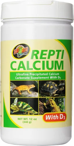 Vista 5 de Zoo Med Calcio para Reptiles con Vitamina D3, 8 onzas
