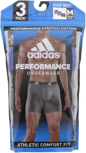 Vista 8 de adidas Men's Stretch Cotton 3-Pack Boxer Brief