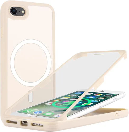 Vista 26 de Funda para iPhone 8 Plus con protector de pantalla, compatible con Magsafe, para iPhone 7 Plus, protector de pantalla integrado, funda delgada