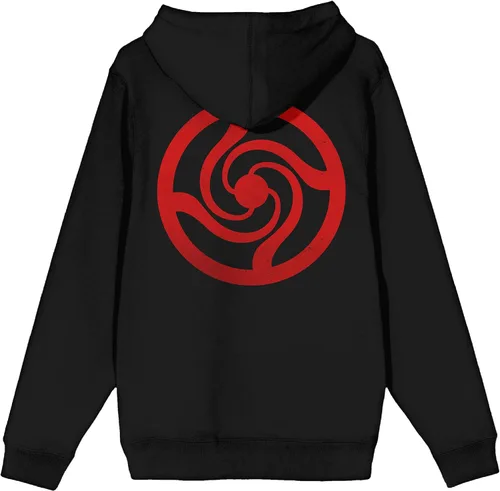 Vista 2 de Bioworld Sudadera con capucha Jujutsu Kaisen Character Logo y Kousen Icon para hombre