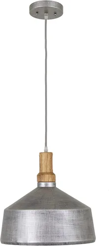 Vista 7 de Colgante Gris Plateado Collection One Light