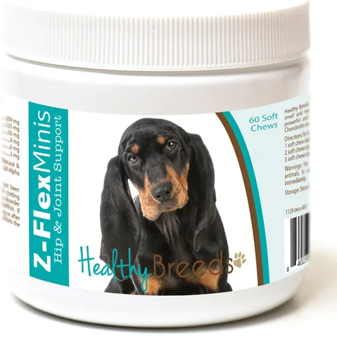 Vista 4 de Healthy Breeds Affenpinscher Z-Flex Minis - Masticables suaves para cadera y articulaciones, 60