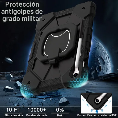 Vista 4 de WESOROL Funda para Samsung Galaxy Tab S10 Lite/S10 FE/S9 FE/S9 10.9/11 pulgadas (2025/2023), Funda para Tableta Galaxy Tab S9 a prueba de golpes