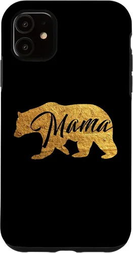 Vista 6 de Funda para iPhone 12 mini con diseño de oso de mamá