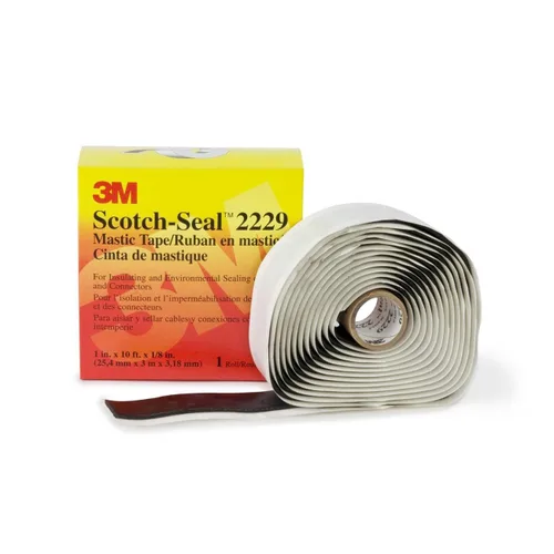 Vista 10 de 3M Scotch-Seal - Cinta adhesiva compuesta 2229, 1-1/2 pulgadas x 30 pies, negro, forro de fácil liberación, utilizado para aislamiento eléctrico
