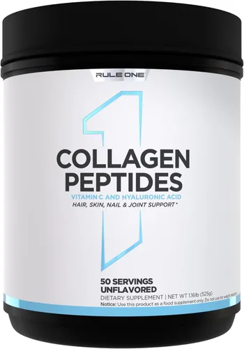 Vista 9 de Rule 1 Proteins Polvo de péptidos de colágeno – Colágeno bovino hidrolizado, ácido hialurónico y vitamina C. Apoya el cabello, la piel y las uñas
