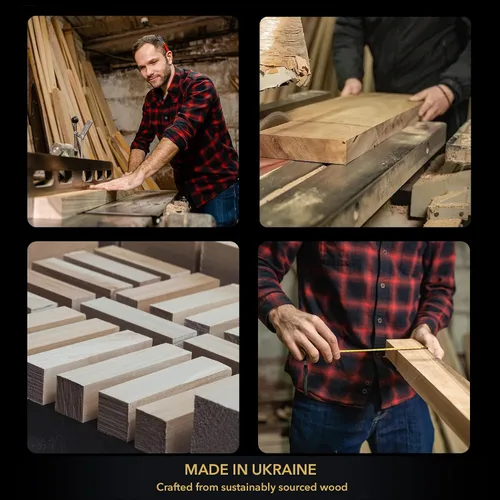 Vista 8 de BeaverCraft Madera de nogal para tallar BW10 piezas bloques de madera para tallar y manualidades - Bloques de tallado de madera para proyectos