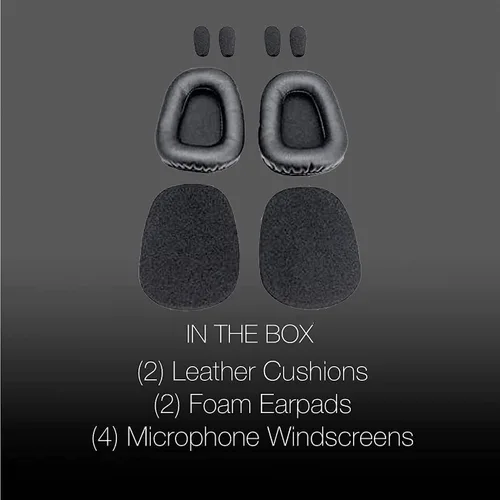 Vista 7 de Global Teck Worldwide Poly Voyager Focus 2 UC - Paquete de auriculares inalámbricos con cojines cómodos de repuesto, soporte de auriculares de carga
