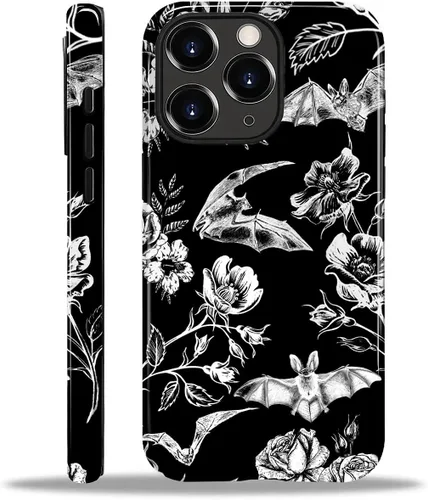 Vista 54 de Funda para iPhone 11, resistente híbrida 2 en 1, protección completa contra golpes con acabado brillante, diseño de collage de tela a cuadros