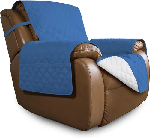 Vista 117 de Easy-Going - Funda reversible para sofá, resistente al agua, con varillas de espuma y correas elásticas, protector de muebles para mascotas y perros