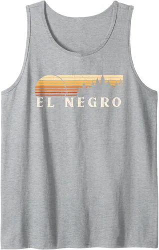 Vista 6 de El Negro, PR Vintage Evergreen Sunset Eighties Retro Tank Top