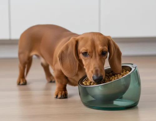 Vista 3 de Felli Oblik - Comederos elevados de acero inoxidable para perros pequeños de patas cortas, tazón de comida y agua, recipiente removible apto