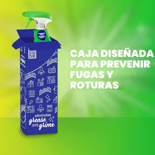 Vista 2 de Fantastik - Spray limpiador multiusos, desengrasante de cocina, aroma