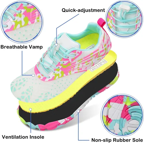Vista 4 de Scurtain - Zapatos de agua unisex para hombre y mujer, de secado rápido, sensación de pies descalzos, zapatos acuáticos deportivos, para senderismo