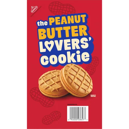 Vista 18 de NUTTER BUTTER Galletas Sándwich de Mantequilla de Maní, Tamaño King, 10 Paquetes de Bocadillos de 3.5 oz