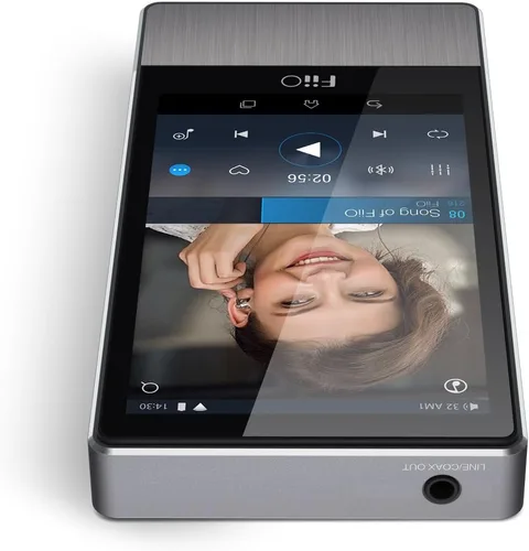Vista 4 de FiiO Reproductor de música sin pérdida de alta resolución X7 de 32 GB, titanio