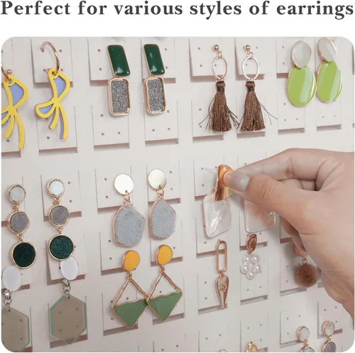 Vista 4 de Lolalet Organizador Colgante de Aretes con 20 Ganchos para Mujeres, Organizador de Aretes de Pared Colgador de Aretes, Almacenamiento de Aretes