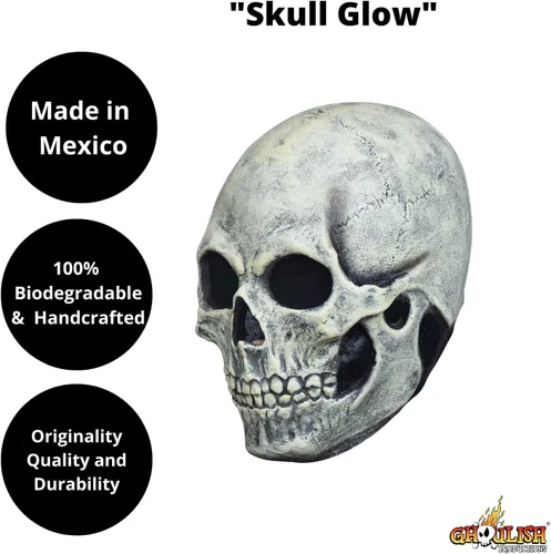 Vista 2 de Adult Glow in The Dark Skull Mask